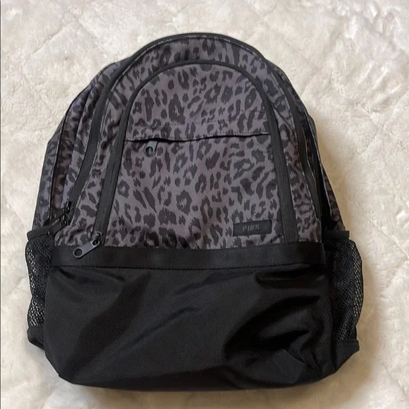 VS PINK Black/Leopard Backpack ? Victoria main image 3